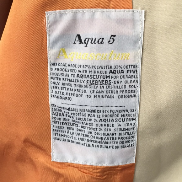 Aquascutum trench coat size L, with pockets. - Picture 3 of 9